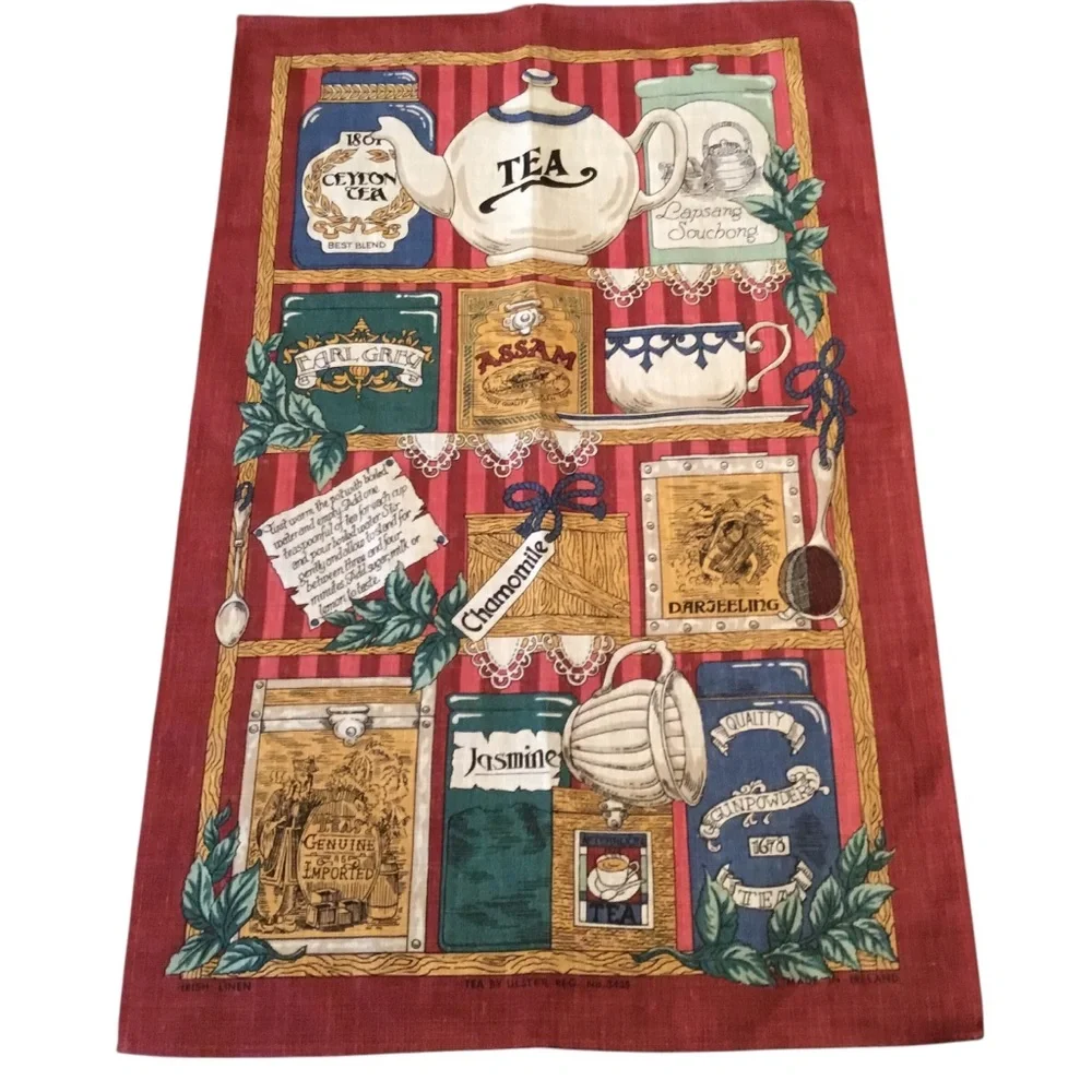 ULSTER WEAVERS BELFAST Pure Irish Linen Tea Towel 18.5 X 29.5
